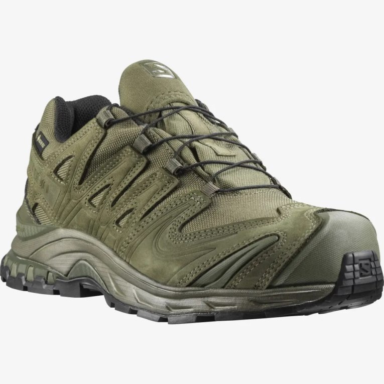 Olive Salomon Xa Forces GTX Men's Tactical Boots | PH 94825B